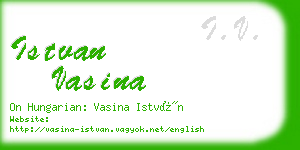 istvan vasina business card